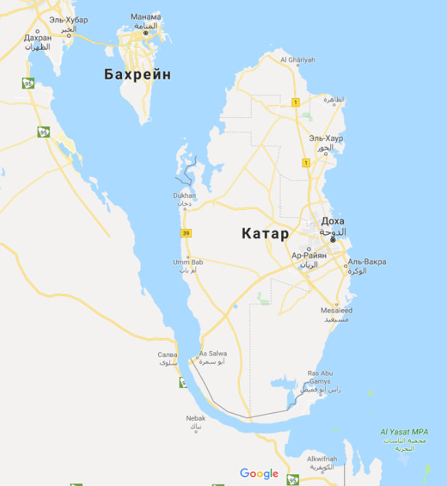 Катар что за страна и где находится