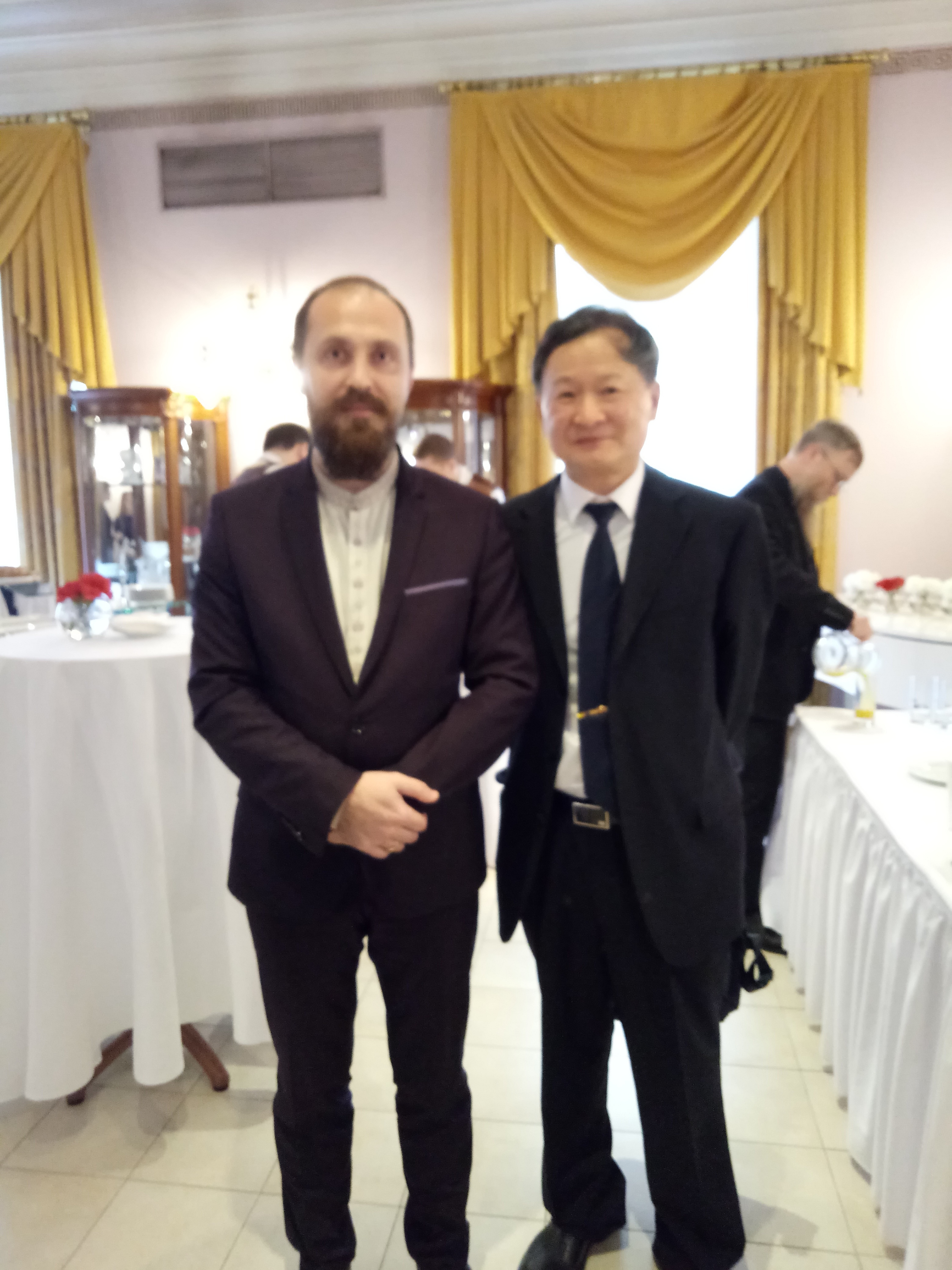 Леонид Савин и Ван Сянсуй