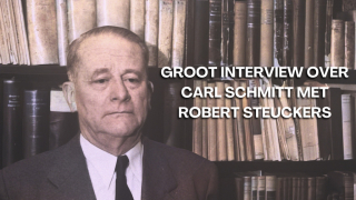 Groot interview over Carl Schmitt met Robert Steuckers