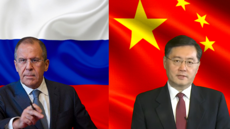 Cina-Russia: Qin Gang e Lavrov respingono la propaganda occidentale