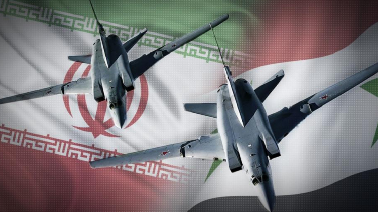 Russian Tu-22MR3 over Syria and Iran